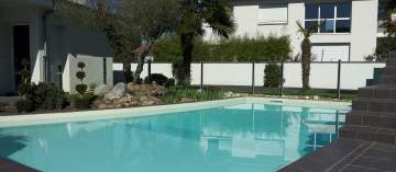 Barrières de piscine en verre